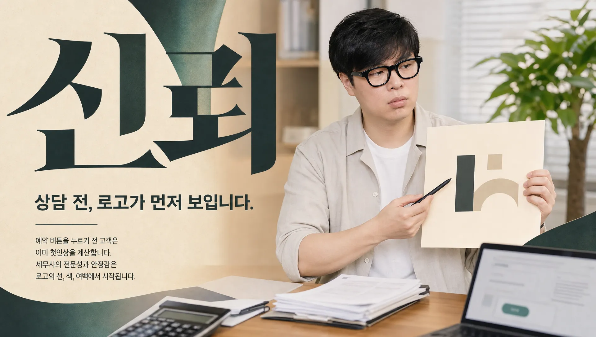 세무사 로고 디자인, 상담 전 고객이 먼저 보는 5가지 신호