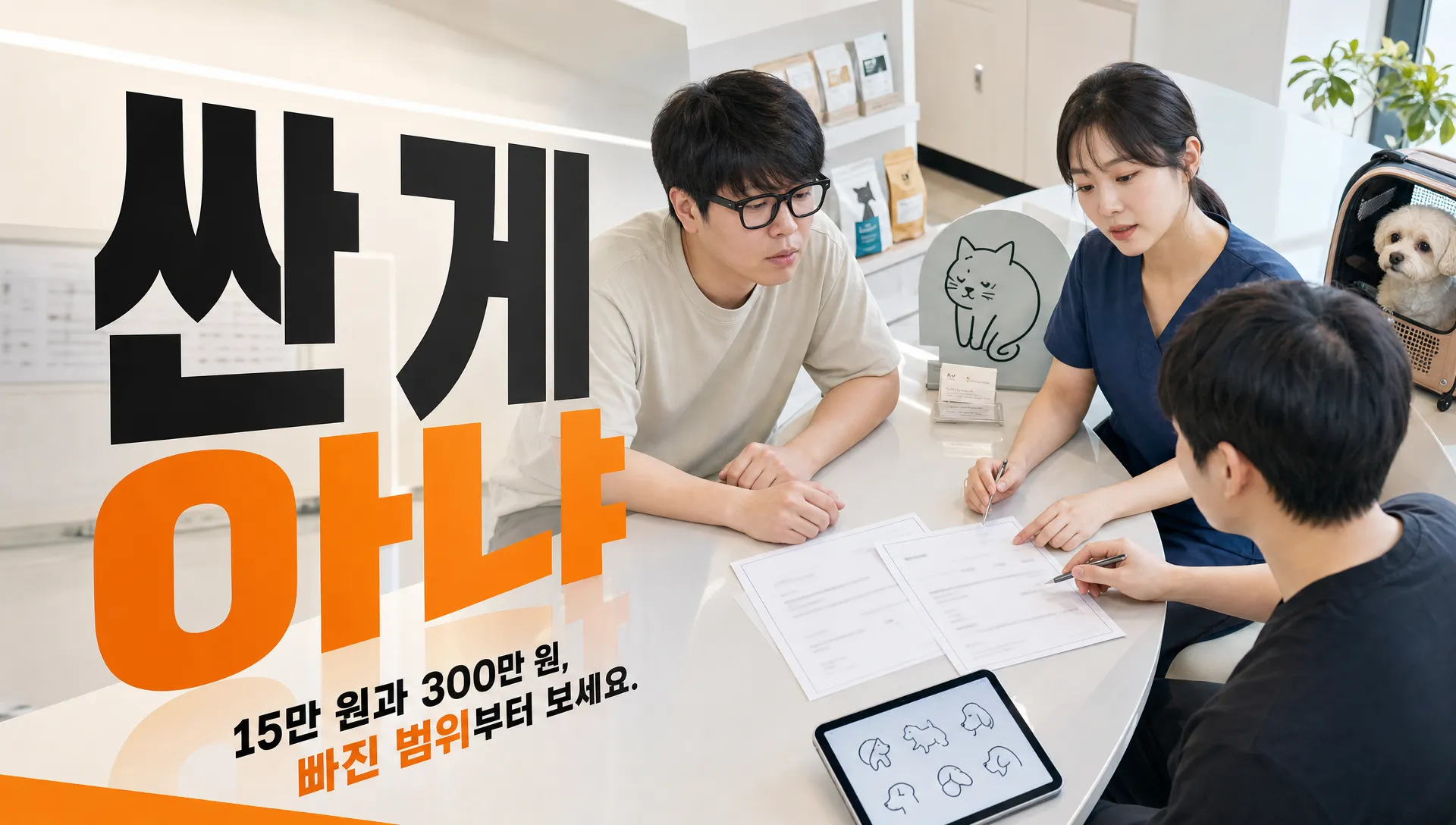 동물병원 로고 가격, 15만 원과 300만 원은 무엇이 다를까
