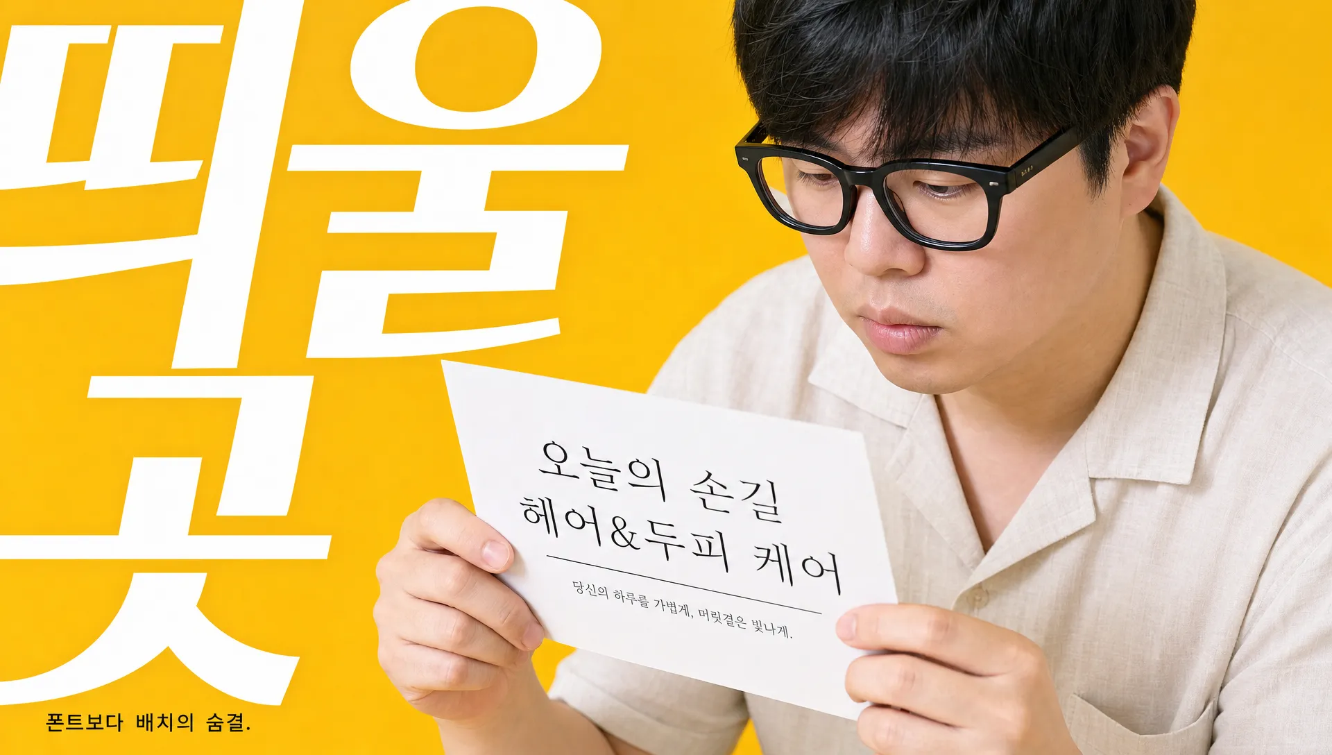 미용실 로고 상호명 긴 경우, 촌스러워 보이는 3가지 이유