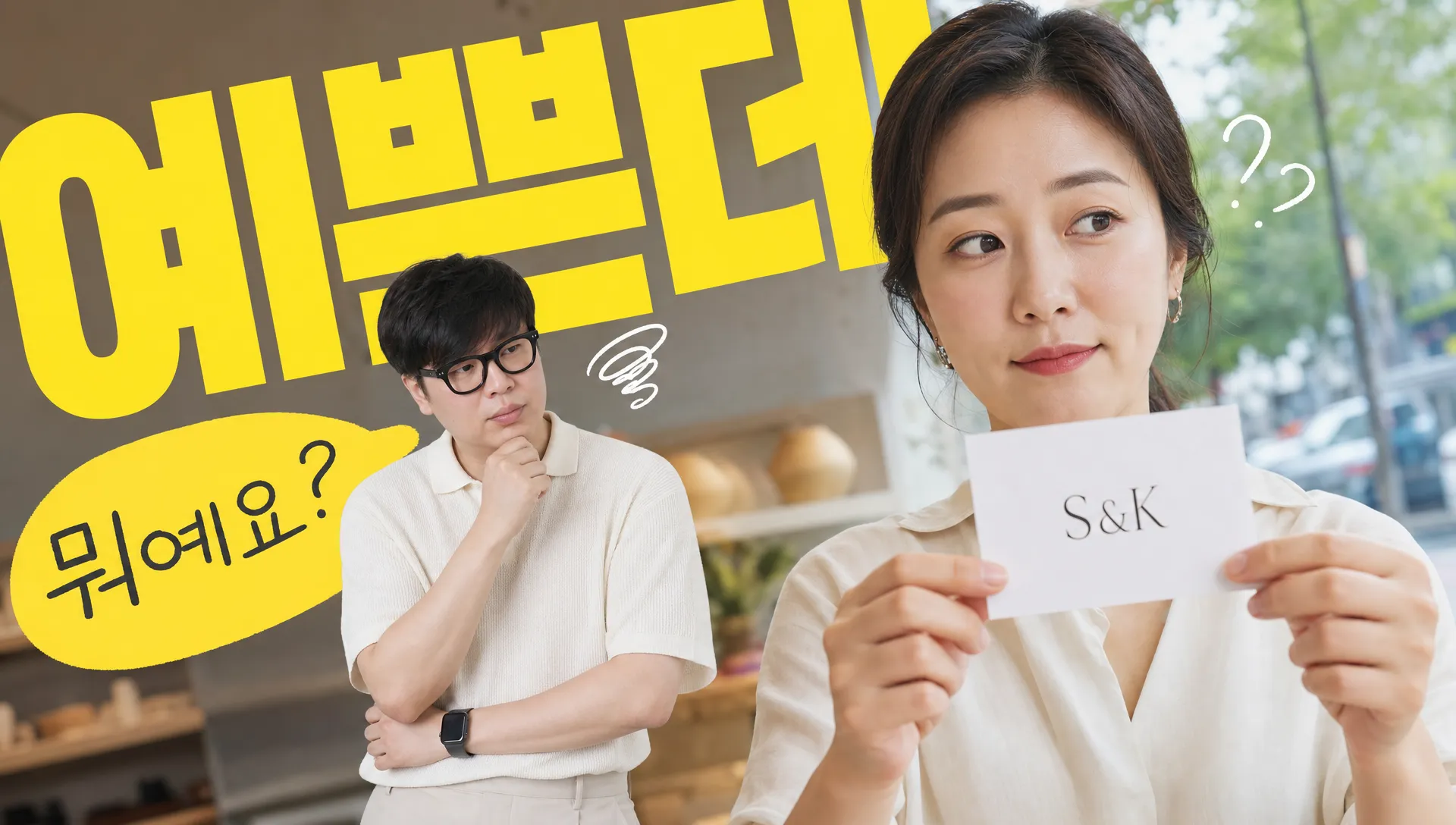 이니셜 로고, 에스테틱에서 예쁜데 손님이 지나치는 이유