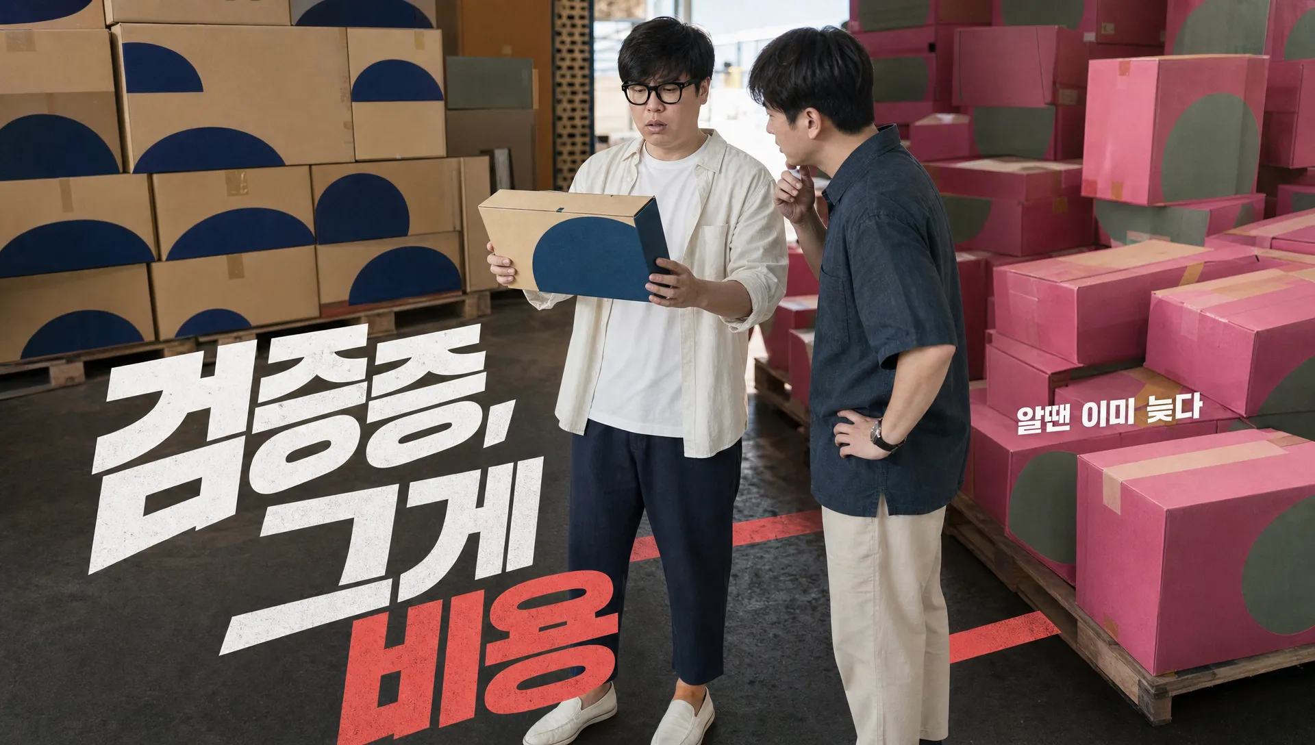 별색 인쇄, 박스 3천 장 색이 틀어지기 전에 할 검증