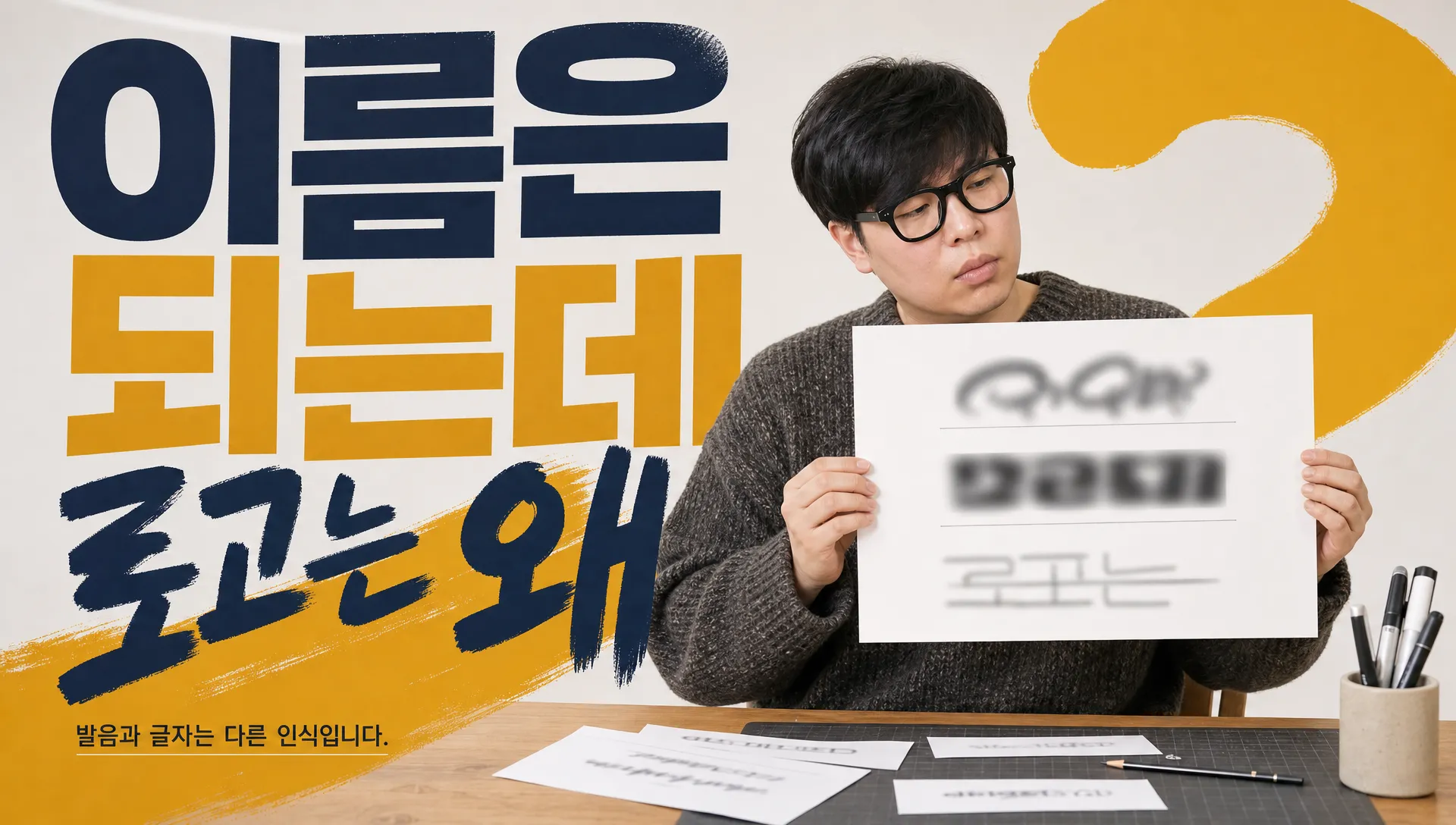 상호명 짓기, 좋은 이름이 로고로 옮기면 뭉개지는 이유