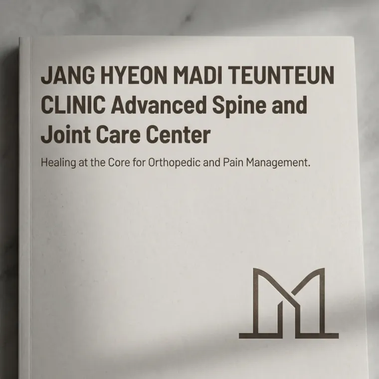 병원·의원 로고 디자인 — 어르신들이 멀리서도 한눈에 알아보는 튼튼함 장현마디튼 병원 로고