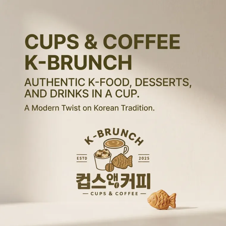 카페·베이커리 로고 디자인 — 한눈에 알아보는 K브런치 맛집 카페 로고