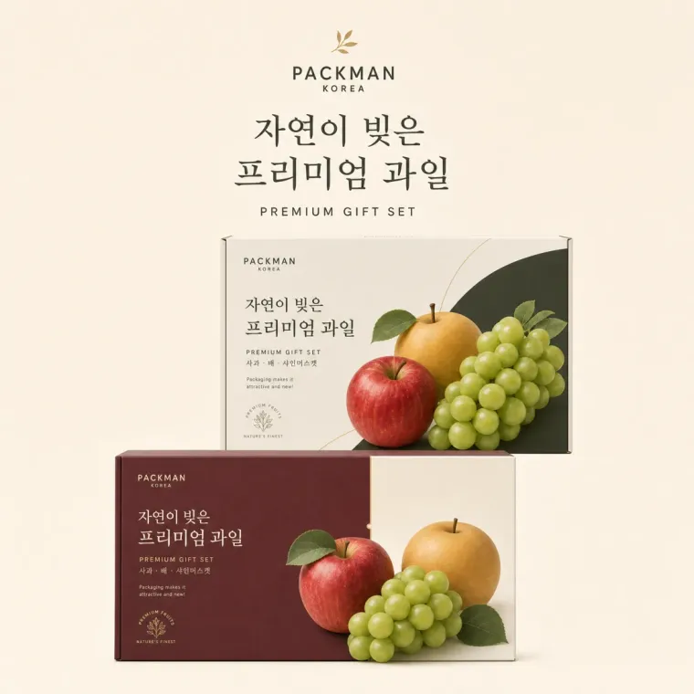 농식품·축산 로고 디자인 — 박스(상자) 콘테스트 자연의 품격을 담은 프리미엄 명절 농식품 브랜드 로고