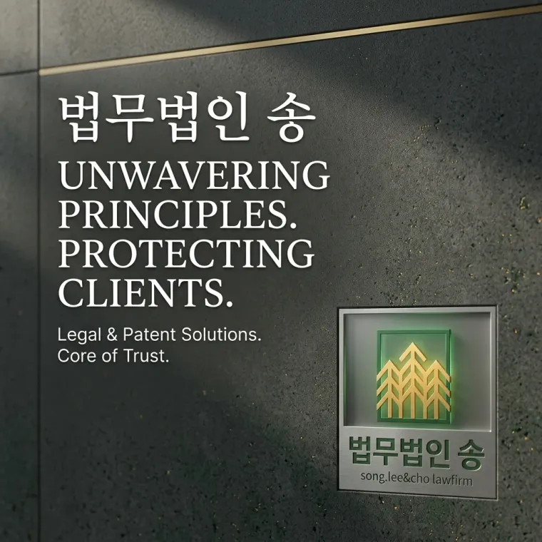 법률·세무·특허 로고 디자인 — 중견기업 임원들이 신뢰하는 든든한 법률 파트너 법률사무소 로고