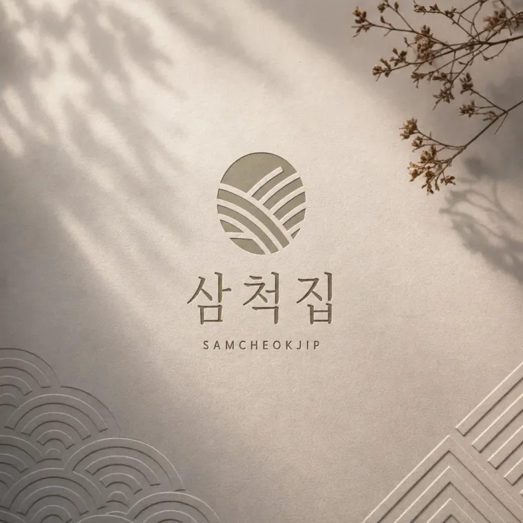 음식점·외식 로고 디자인 — 클래식한 조합형 음식점 로고