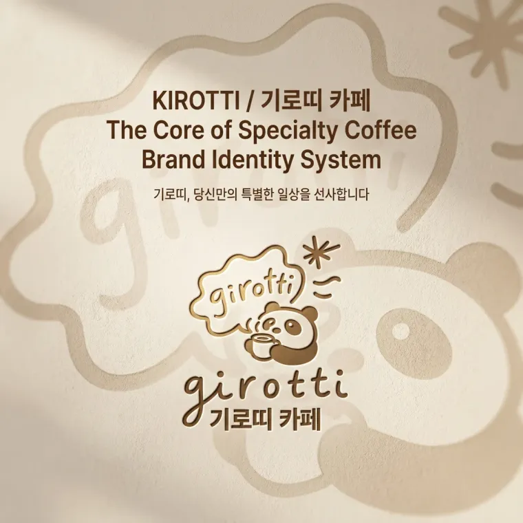카페·베이커리 로고 디자인 — 따뜻하고 친근한 카페 로고