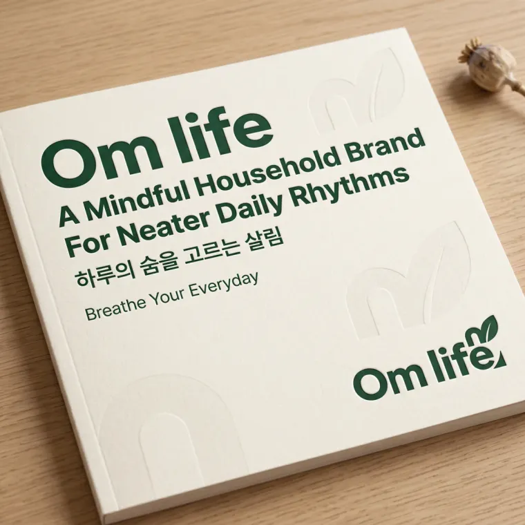 그 외 로고 디자인 — 바쁜 일상 속 단정한 숨 고르기 브랜드 로고