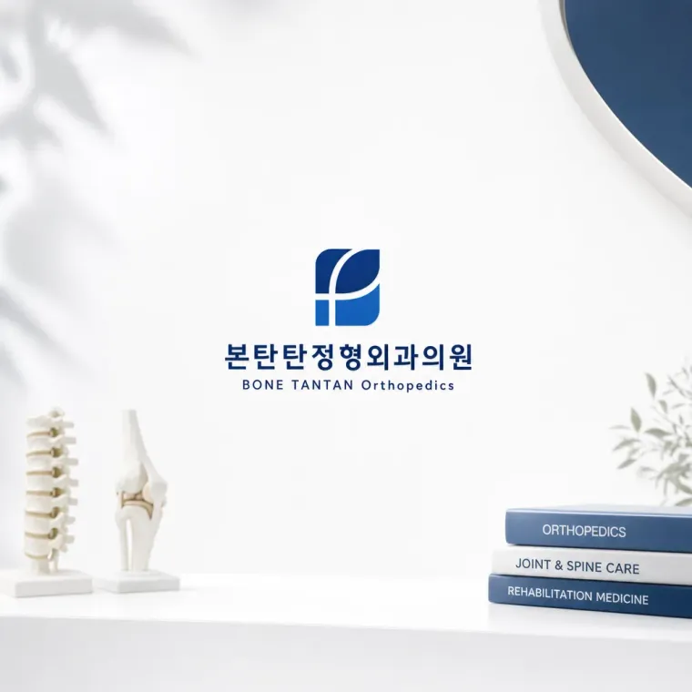 병원·의원 로고 디자인 — 척추와 관절을 담은 기하학적 회복의 상징 병원 로고