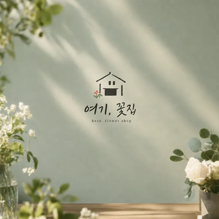 생활·서비스 로고 디자인 — 따뜻하고 친근한 조합형 생활 서비스 브랜드 로고
