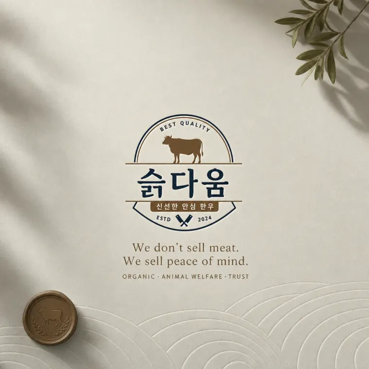 농식품·축산 로고 디자인 — 신뢰의 형태 농식품 브랜드 로고