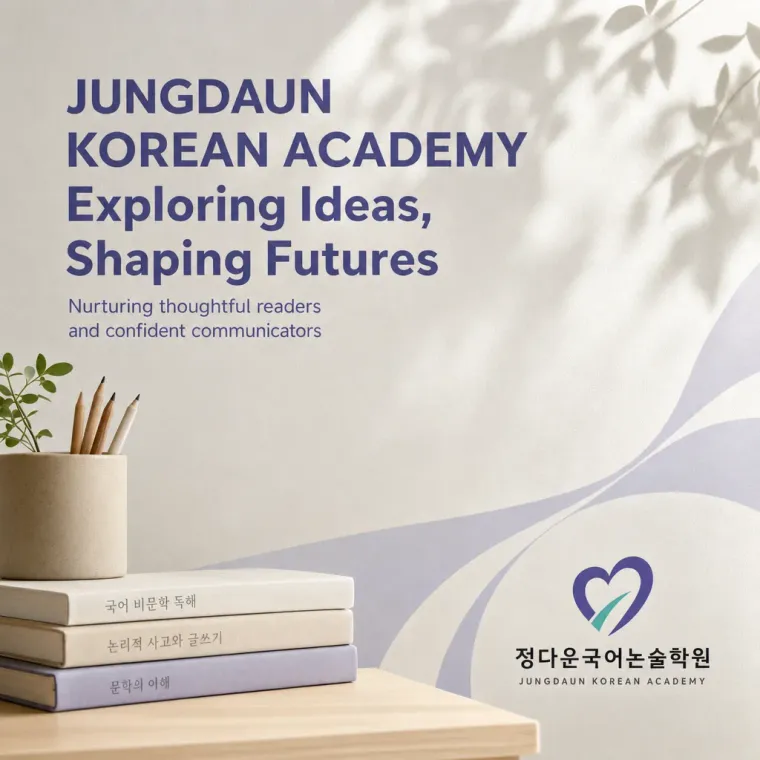 교육·학원 로고 디자인 — 따뜻하고 친근한 조합형 학원 로고