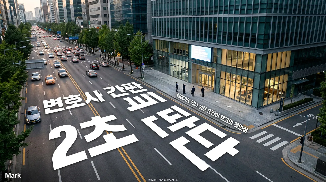 변호사 간판 디자인, 금색보다 로고부터 봐야 하는 3가지 이유