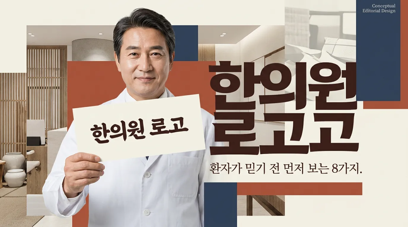 로고 시안 위에 색상과 한글 서체를 비교하는 작업 화면