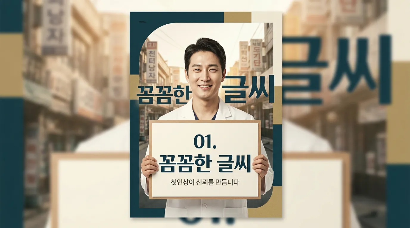 치과 로고 폰트, 환자가 ‘꼼꼼하다’고 느끼는 글씨에는 공통점이 있습니다