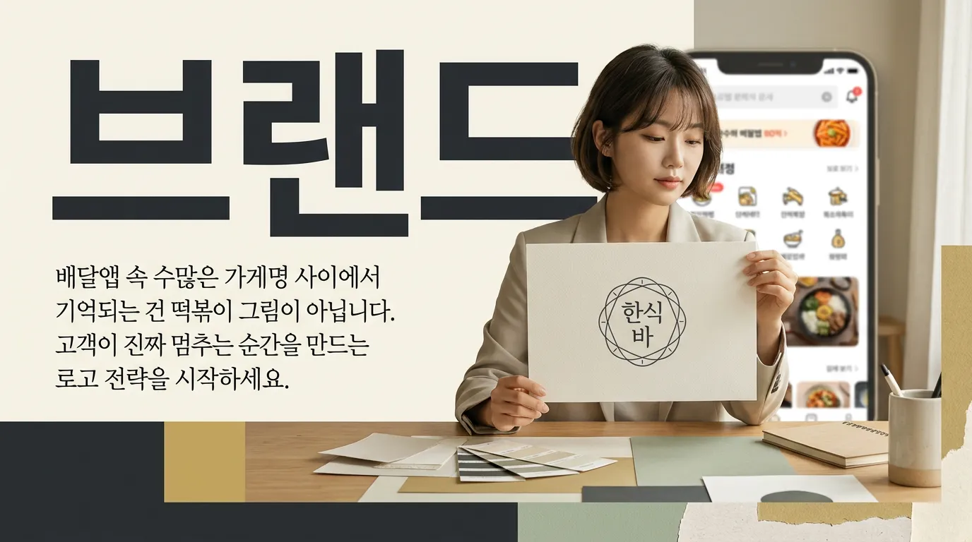 분식집 로고 디자인, 떡볶이 그림보다 먼저 잡아야 할 3가지