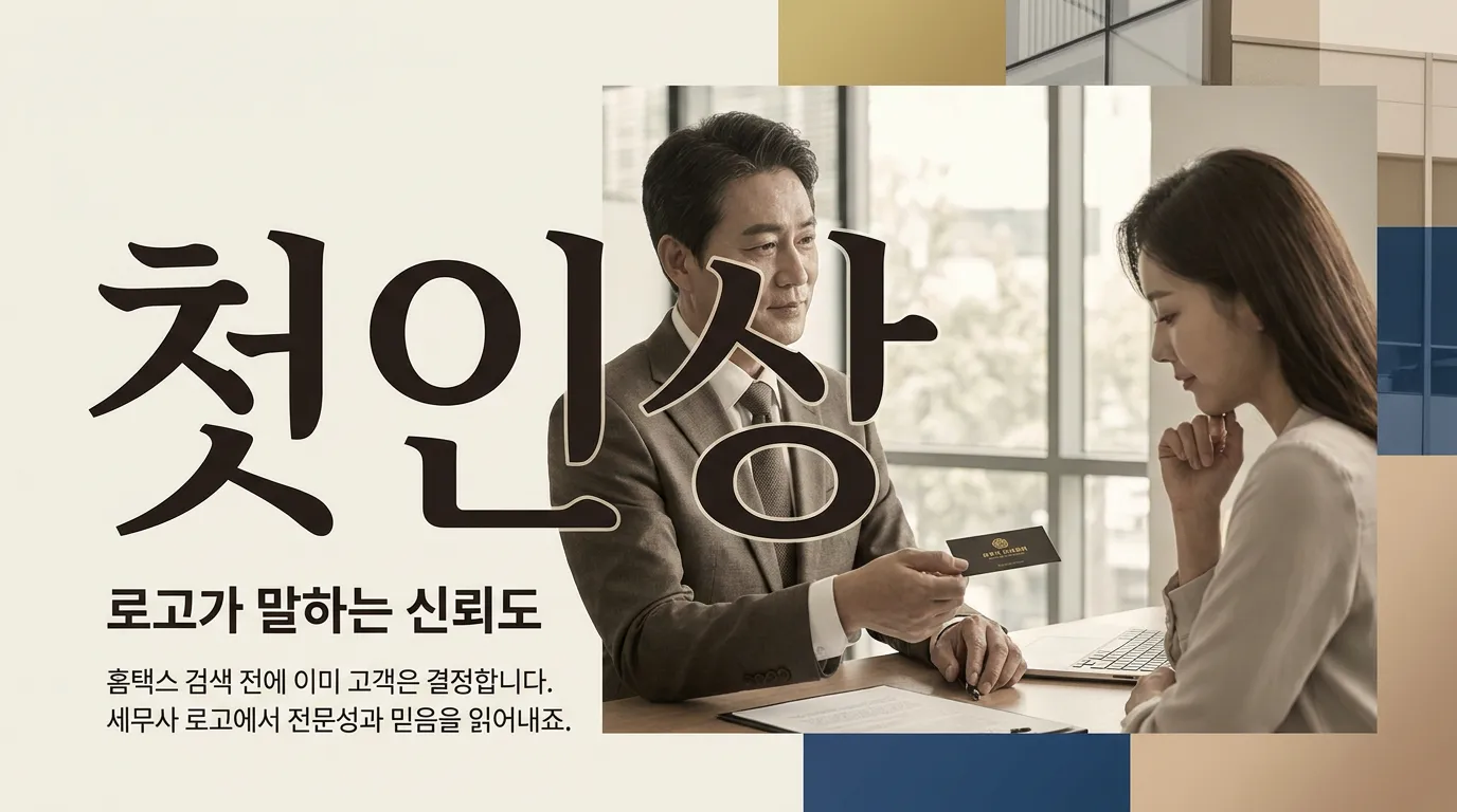 세무사 로고 디자인, 첫 상담 전에 믿음이 생기는 색·폰트 조합 5가지
