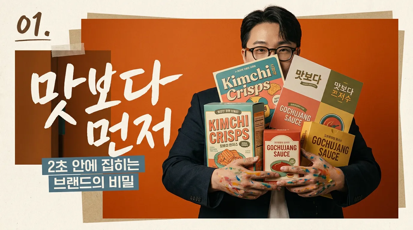 식품 브랜드 로고 디자인, 색·폰트 조합 7개만 바꿔도 ‘맛’이 먼저 보입니다