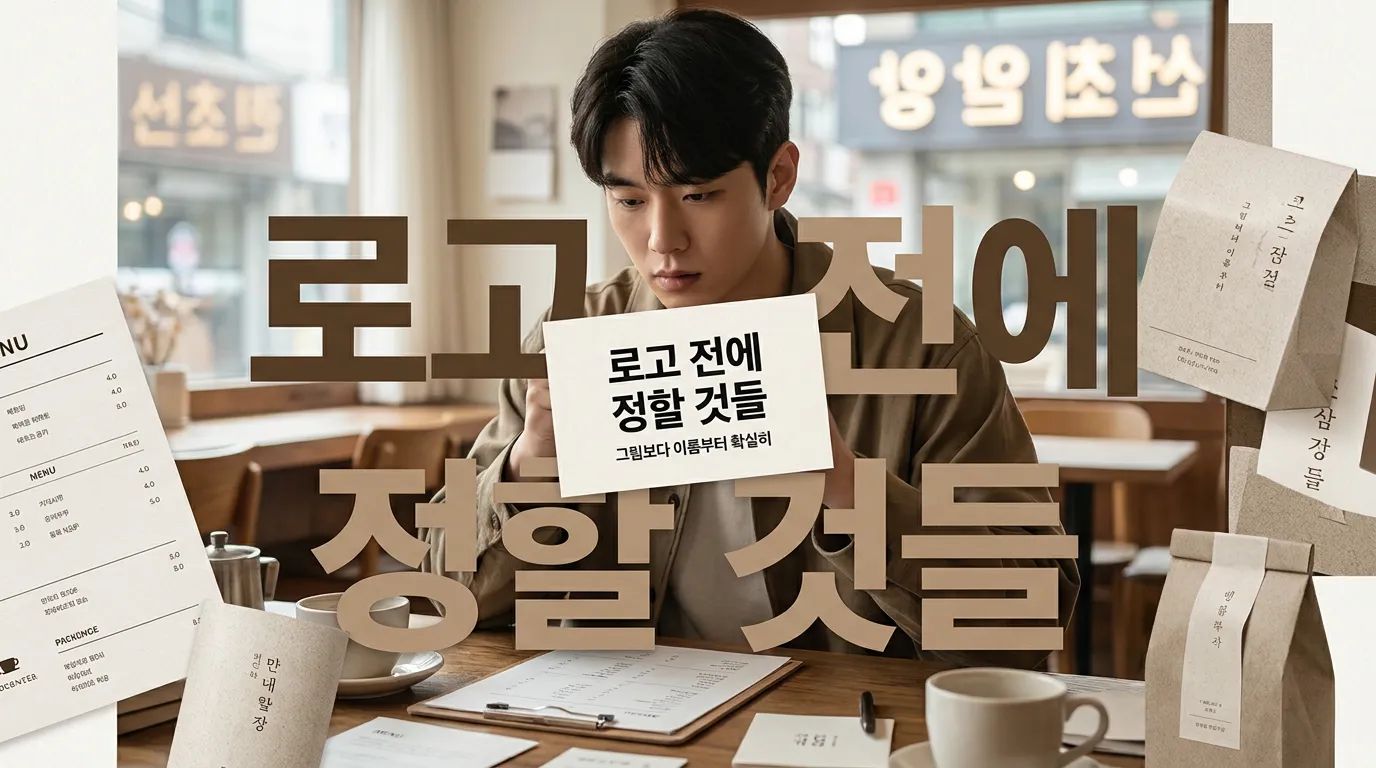 작은 배달앱 썸네일에서 글자는 보이고 음식 일러스트는 뭉개지는 화면
