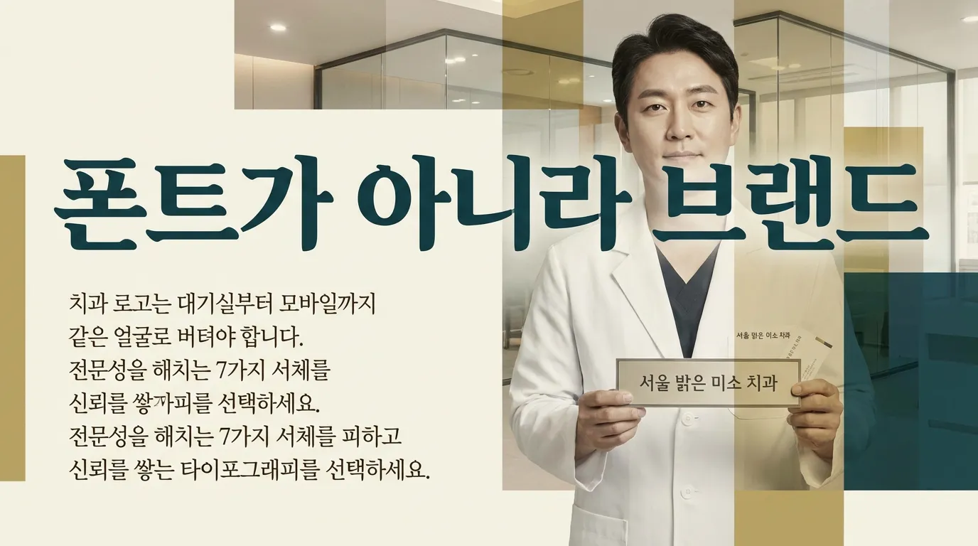모바일 지도 검색 화면에서 여러 치과 로고가 나란히 보이는 장면