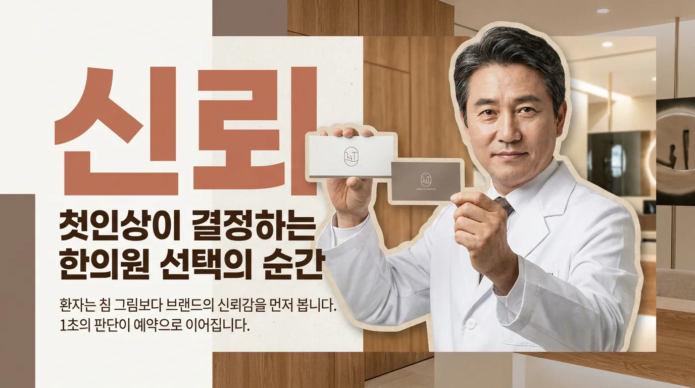 한의원 로고 디자인, 침·한약 그림보다 먼저 걸러지는 5가지
