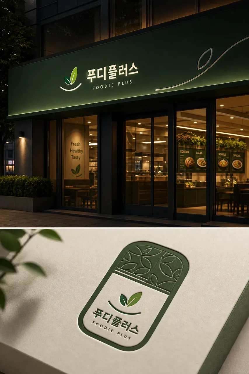 제조·유통 로고 디자인 — 따뜻하고 친근한 조합형 제조·유통 기업 로고