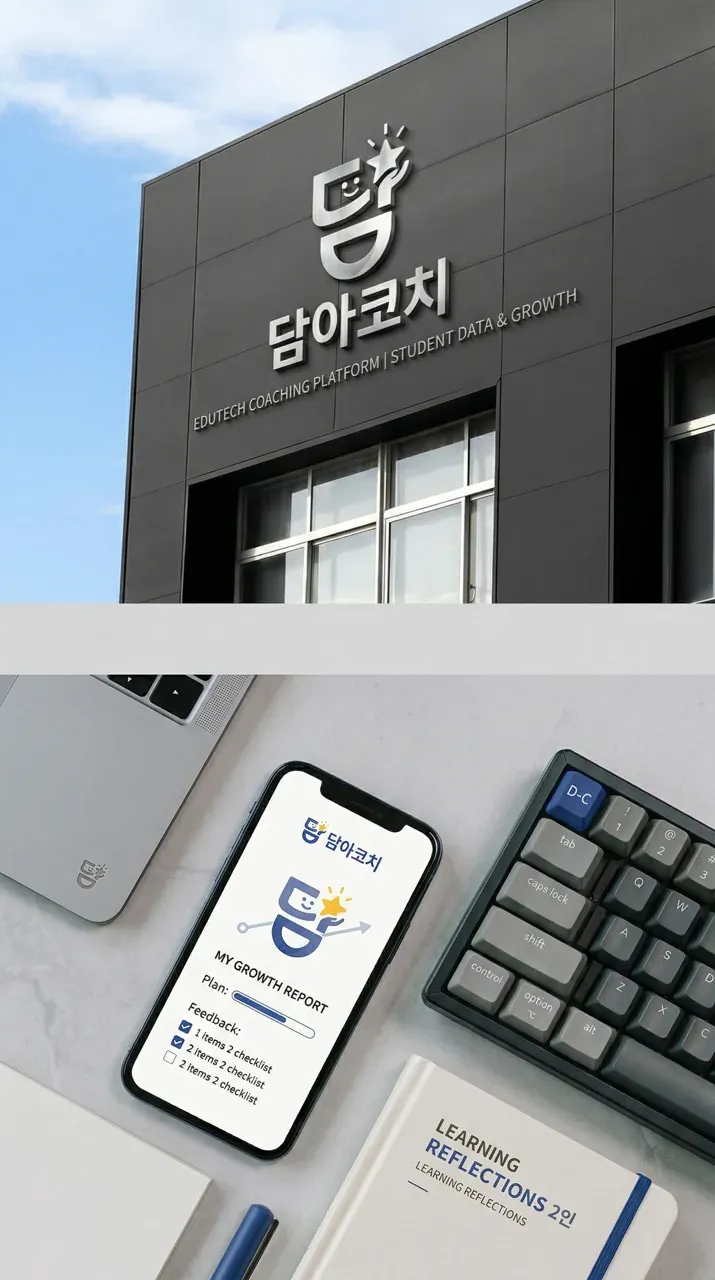 교육·학원 로고 디자인 — 학생 성장을 담고 이끄는 든든한 파트너 학원 로고