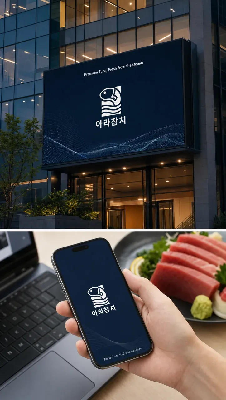그 외 로고 디자인 — 우아한 곡선으로 담아낸 신선함의 미학 브랜드 로고