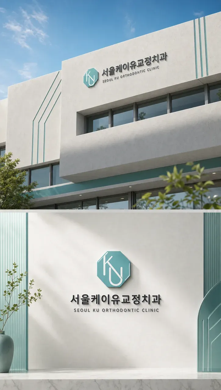 치과 로고 디자인 — 정밀함의 정렬 치과 로고