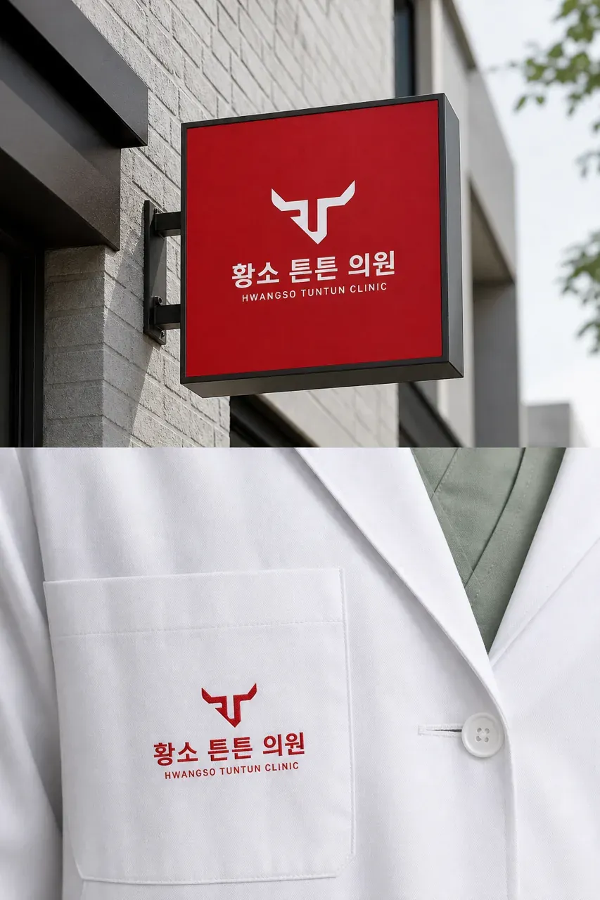 병원·의원 로고 디자인 — 어르신들이 한눈에 알아보는 믿음직한 치료 병원 로고