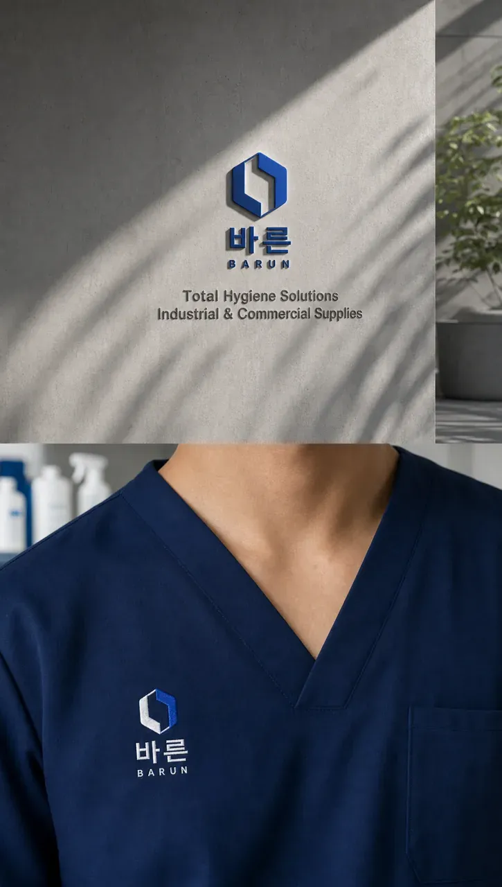 생활·서비스 로고 디자인 — 신뢰감 있는 조합형 생활 서비스 브랜드 로고