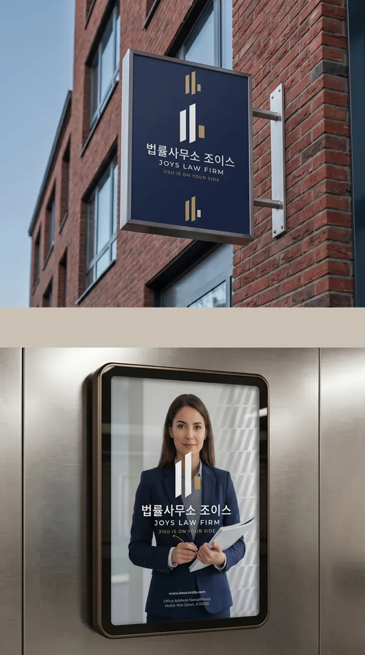 법률·세무·특허 로고 디자인 — 따뜻하고 친근한 법률사무소 로고