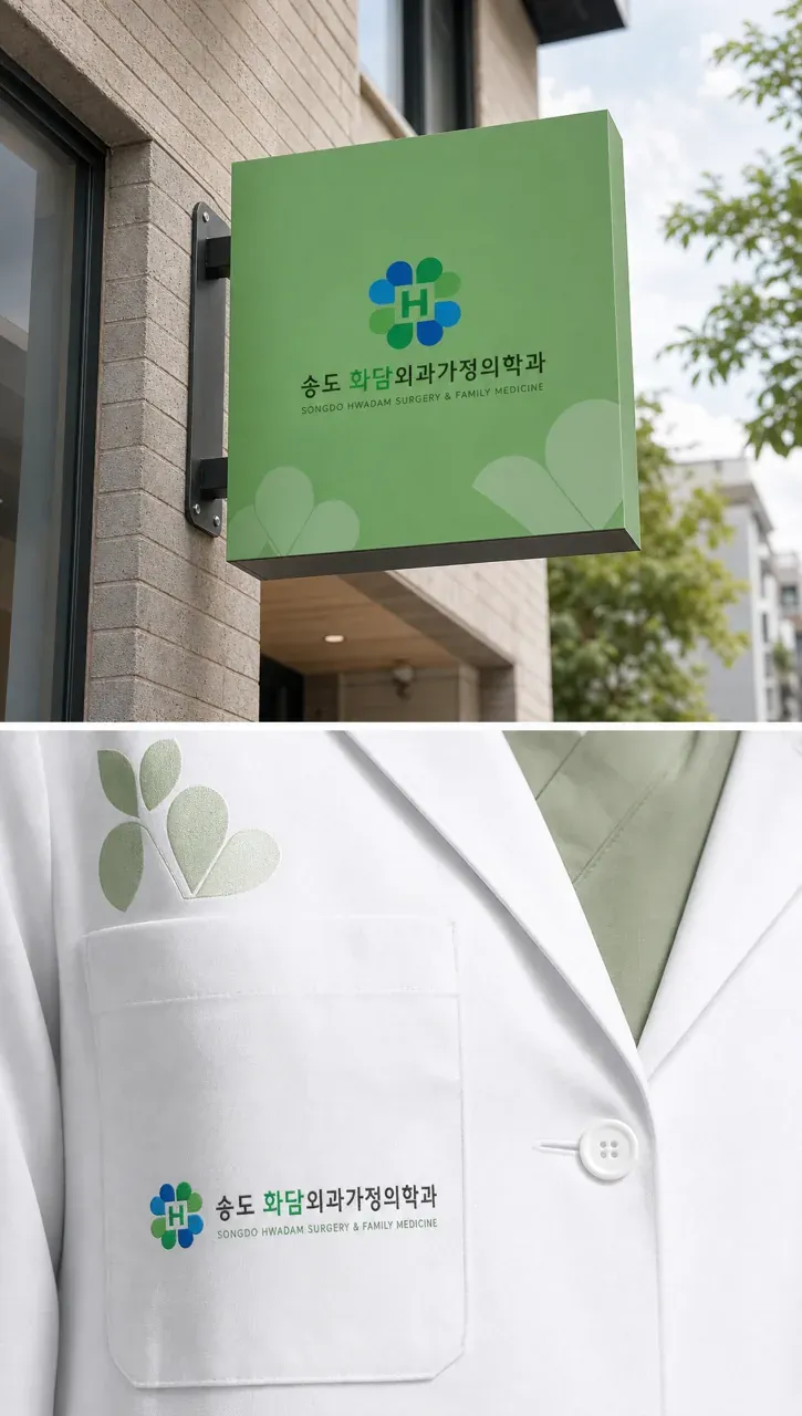 병원·의원 로고 디자인 — 온기 있는 전문성 병원 로고
