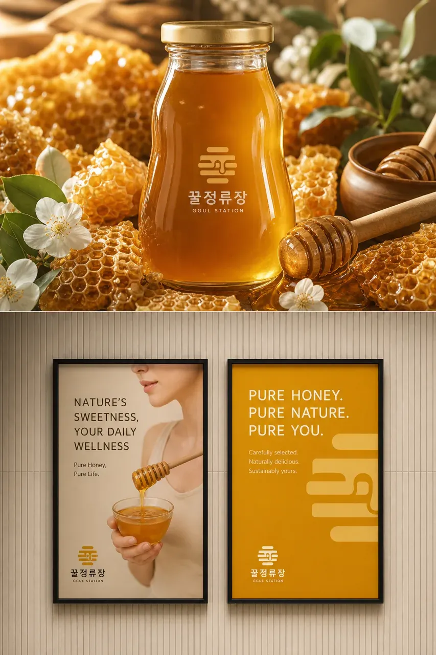 농식품·축산 로고 디자인 — 자연의 흐름과 만남의 공간을 담은 프리미엄 브랜드 농식품 브랜드 로고