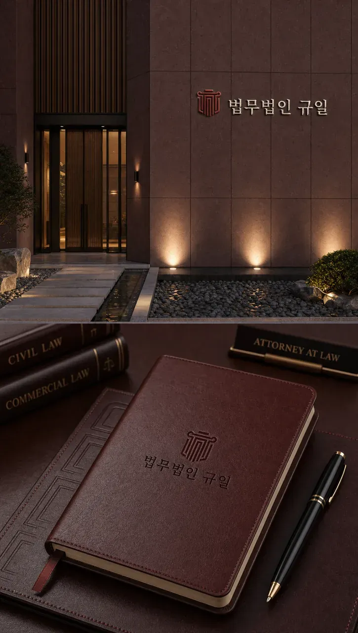 법률·세무·특허 로고 디자인 — 신뢰감 있는 조합형 법률사무소 로고