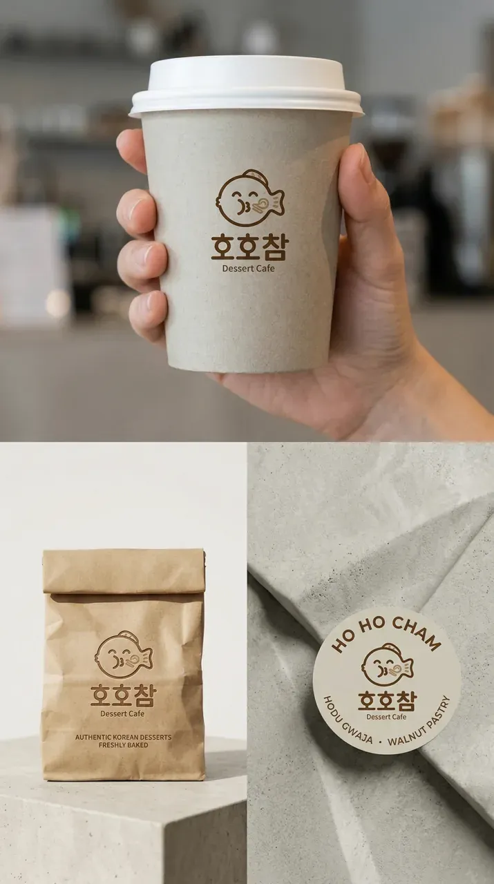 카페·베이커리 로고 디자인 — 미니멀한 카페 로고