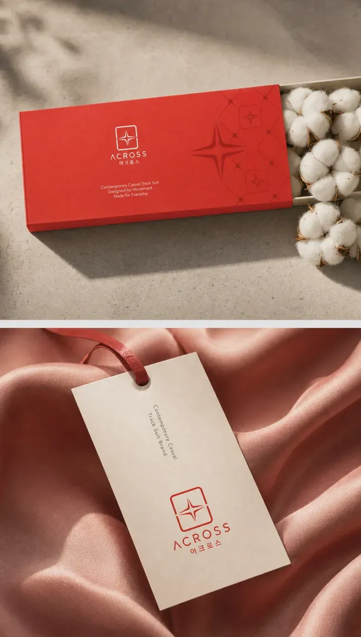 패션·의류 로고 디자인 — 모던하고 세련된 조합형 패션 브랜드 로고
