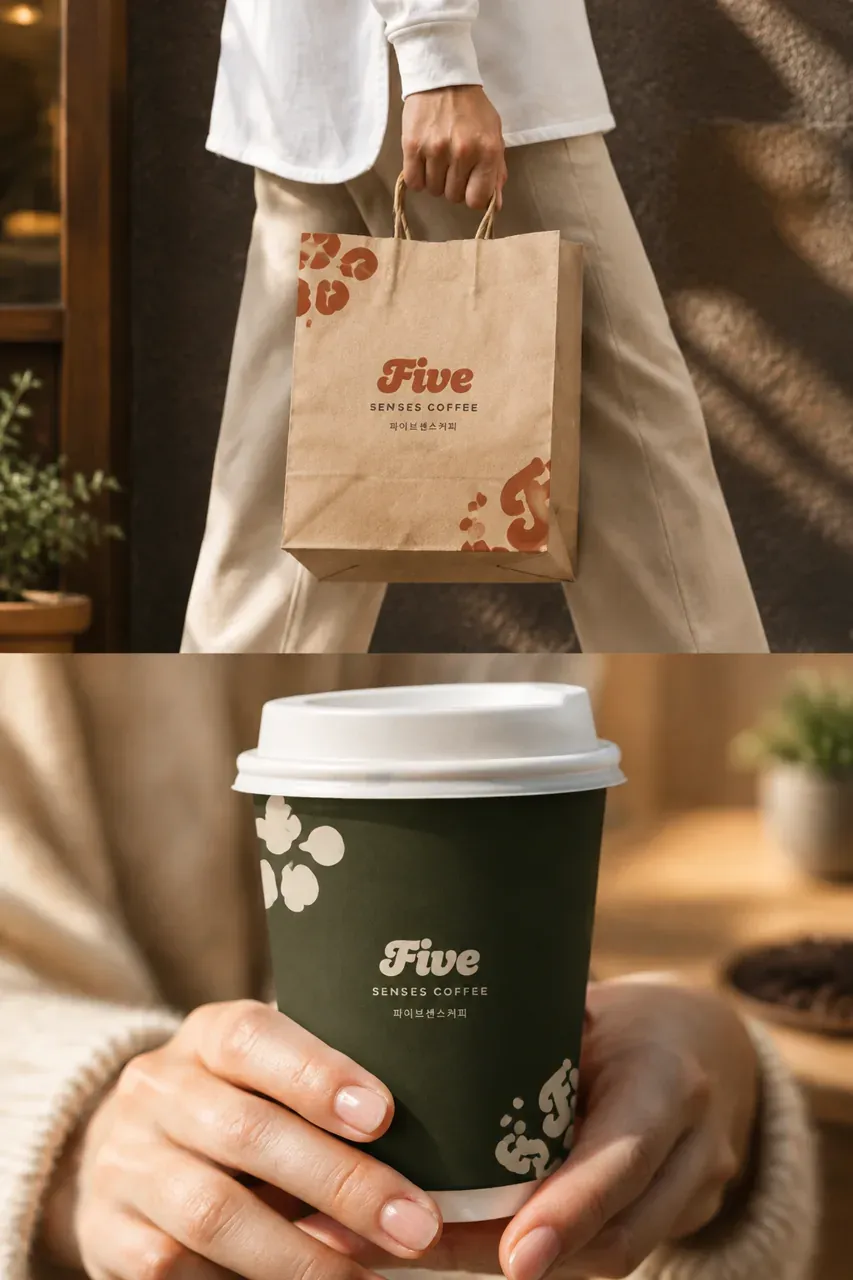 카페·베이커리 로고 디자인 — 감각의 명확함이 정체성입니다 카페 로고