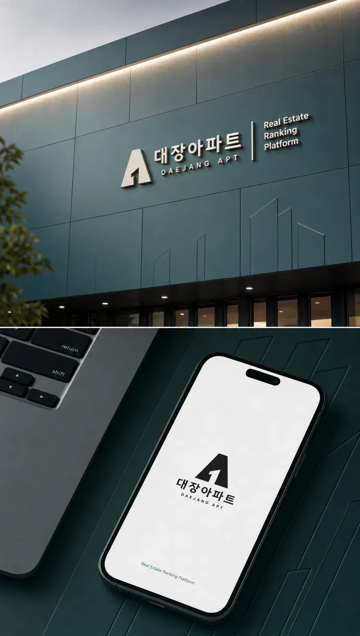 금융·부동산 로고 디자인 — 순위의 신뢰 금융·부동산 기업 로고