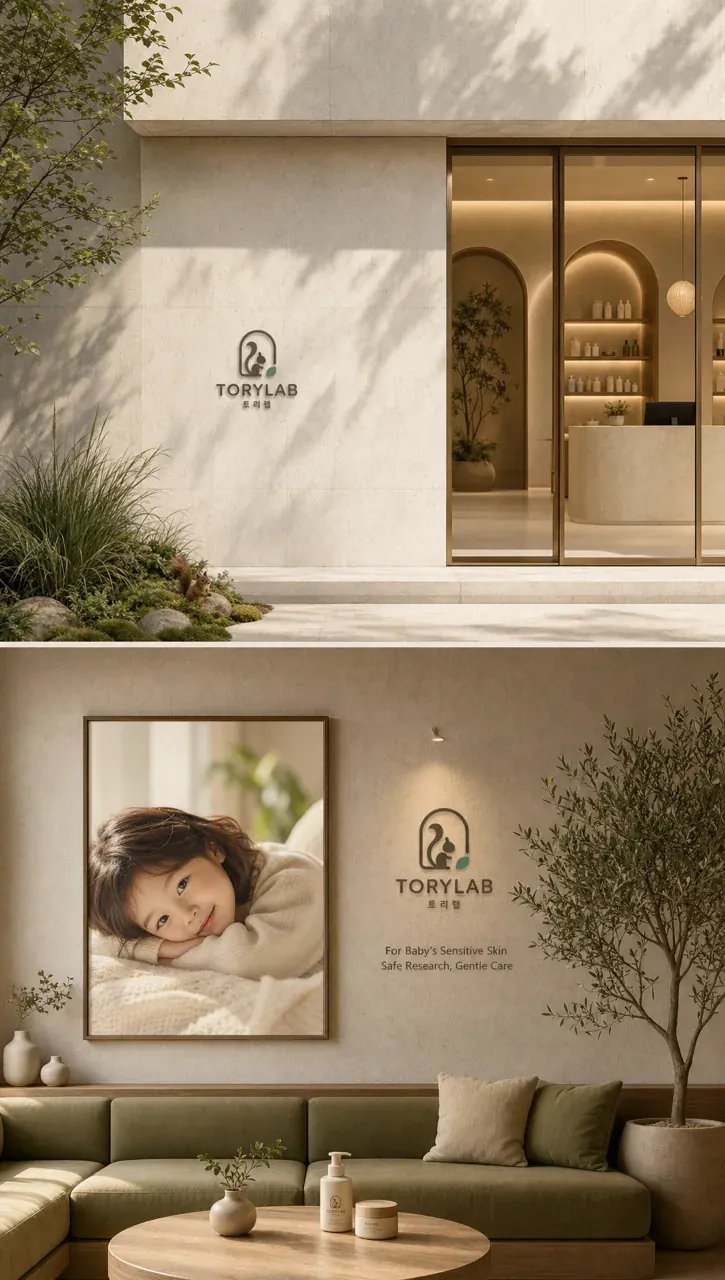 뷰티·미용 로고 디자인 — 곡선으로 그린 따뜻한 피부 연구소 뷰티 브랜드 로고