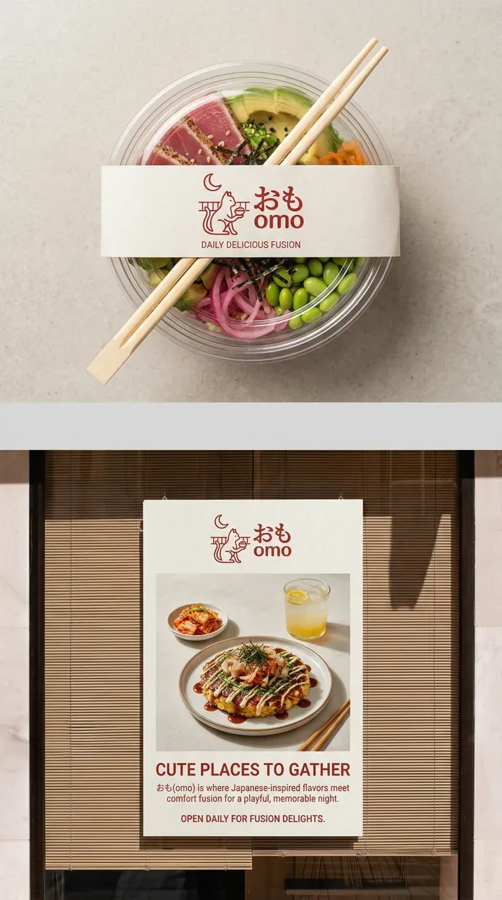 카페·베이커리 로고 디자인 — 20대 여성들이 편안하게 찾는 퓨전 술집 카페 로고