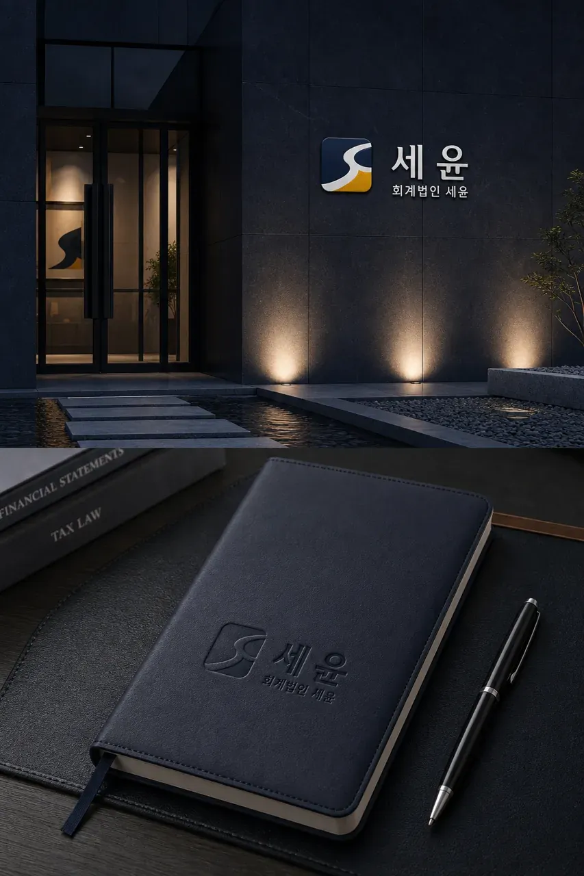 법률·세무·특허 로고 디자인 — 성장과 통찰을 담은 기하학적 신뢰 법률사무소 로고