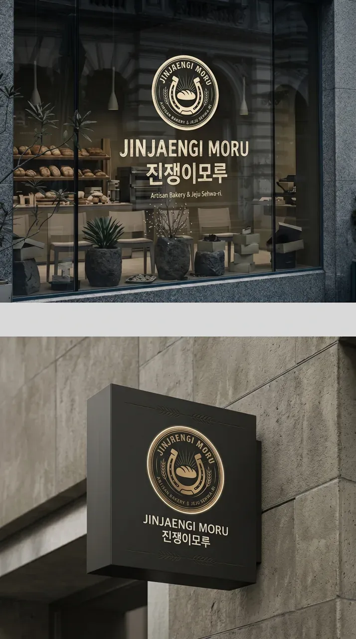 그 외 로고 디자인 — 다랑쉬오름 아래 특별한 쉼터 브랜드 로고