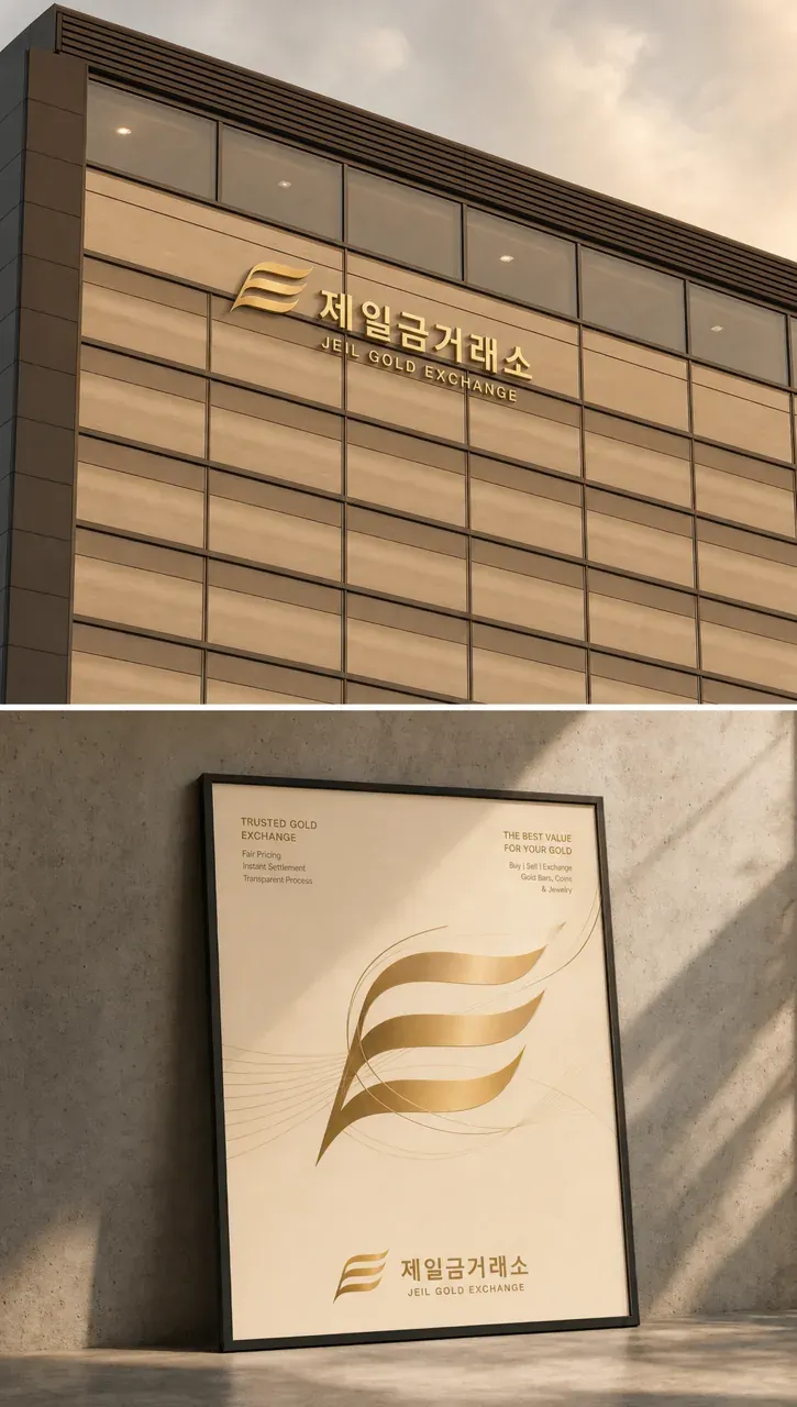 금융·부동산 로고 디자인 — 거래 속 가치 금융·부동산 기업 로고