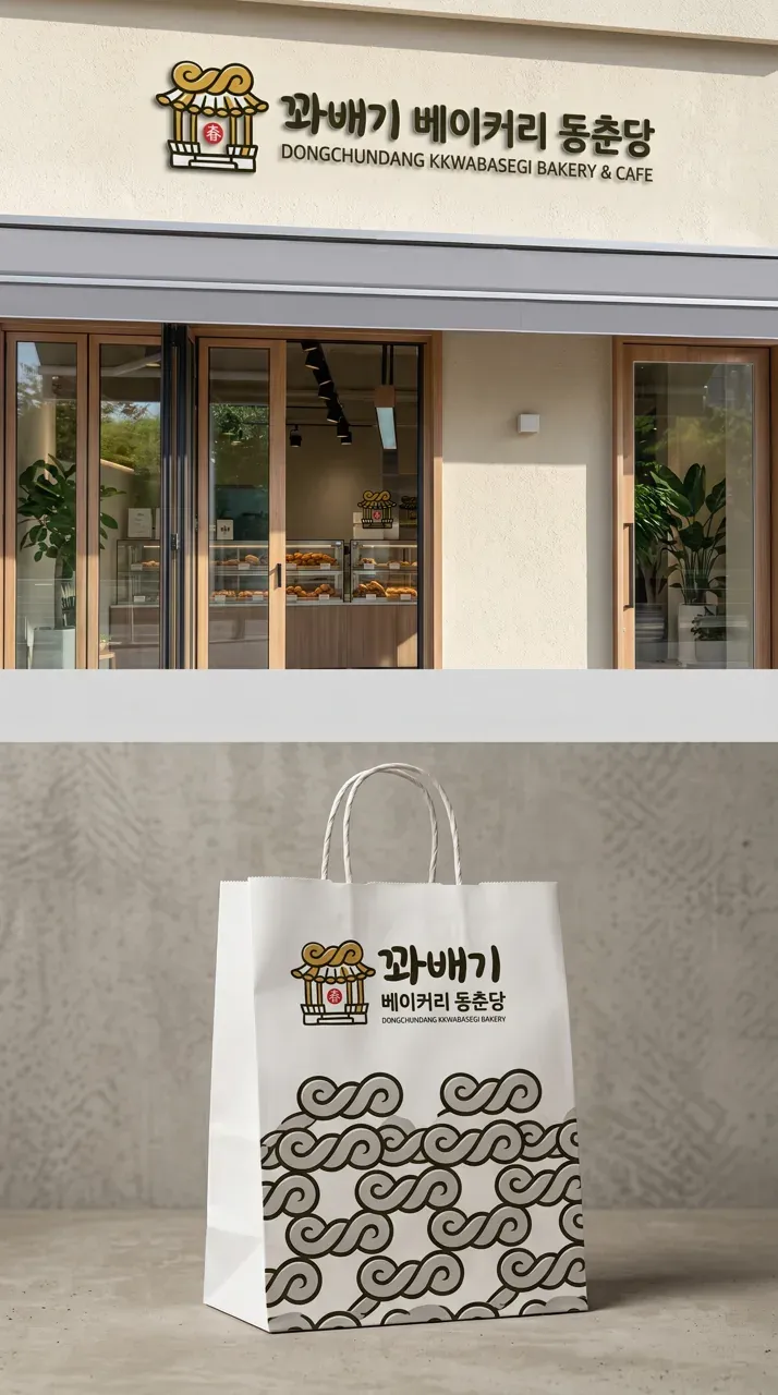 카페·베이커리 로고 디자인 — 지역 대표 브랜드로 성장하는 의 새로운 시작 카페 로고