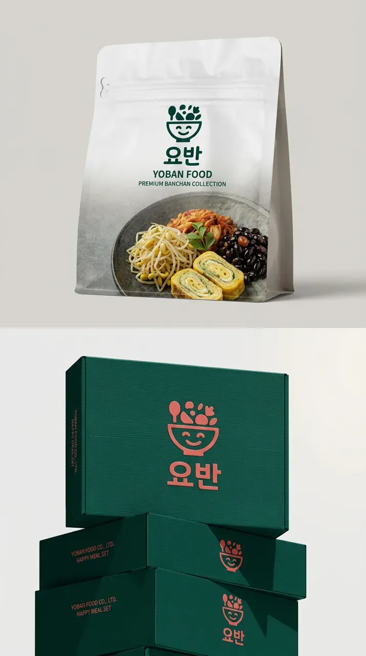 음식점·외식 로고 디자인 — 미니멀한 음식점 로고