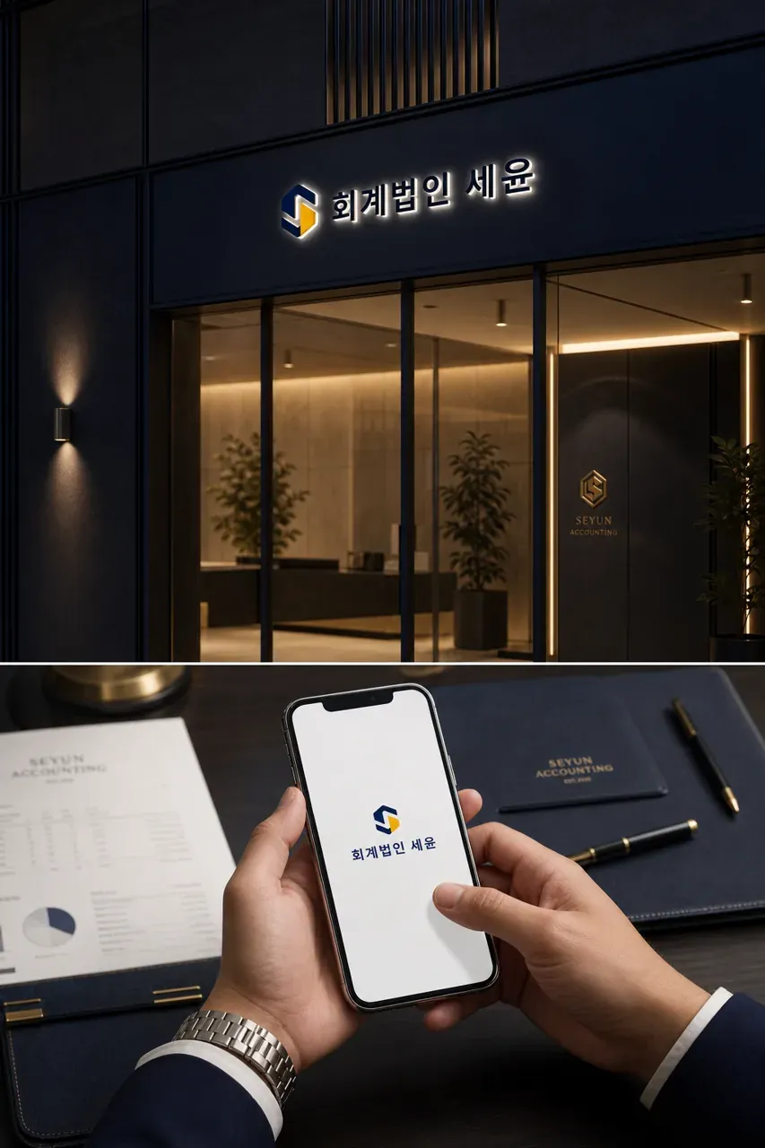 법률·세무·특허 로고 디자인 — 신뢰감 있는 조합형 법률사무소 로고
