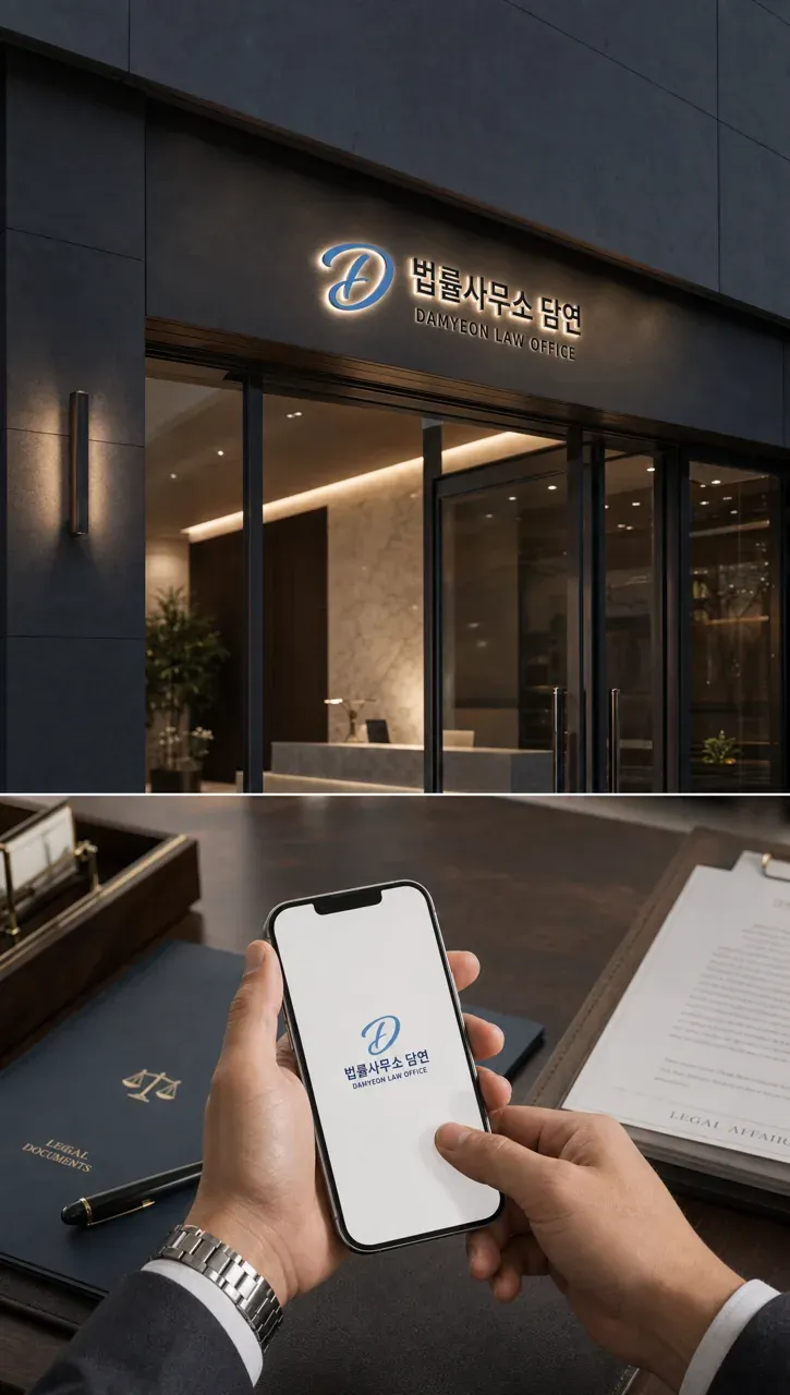 법률·세무·특허 로고 디자인 — 신뢰감 있는 조합형 법률사무소 로고