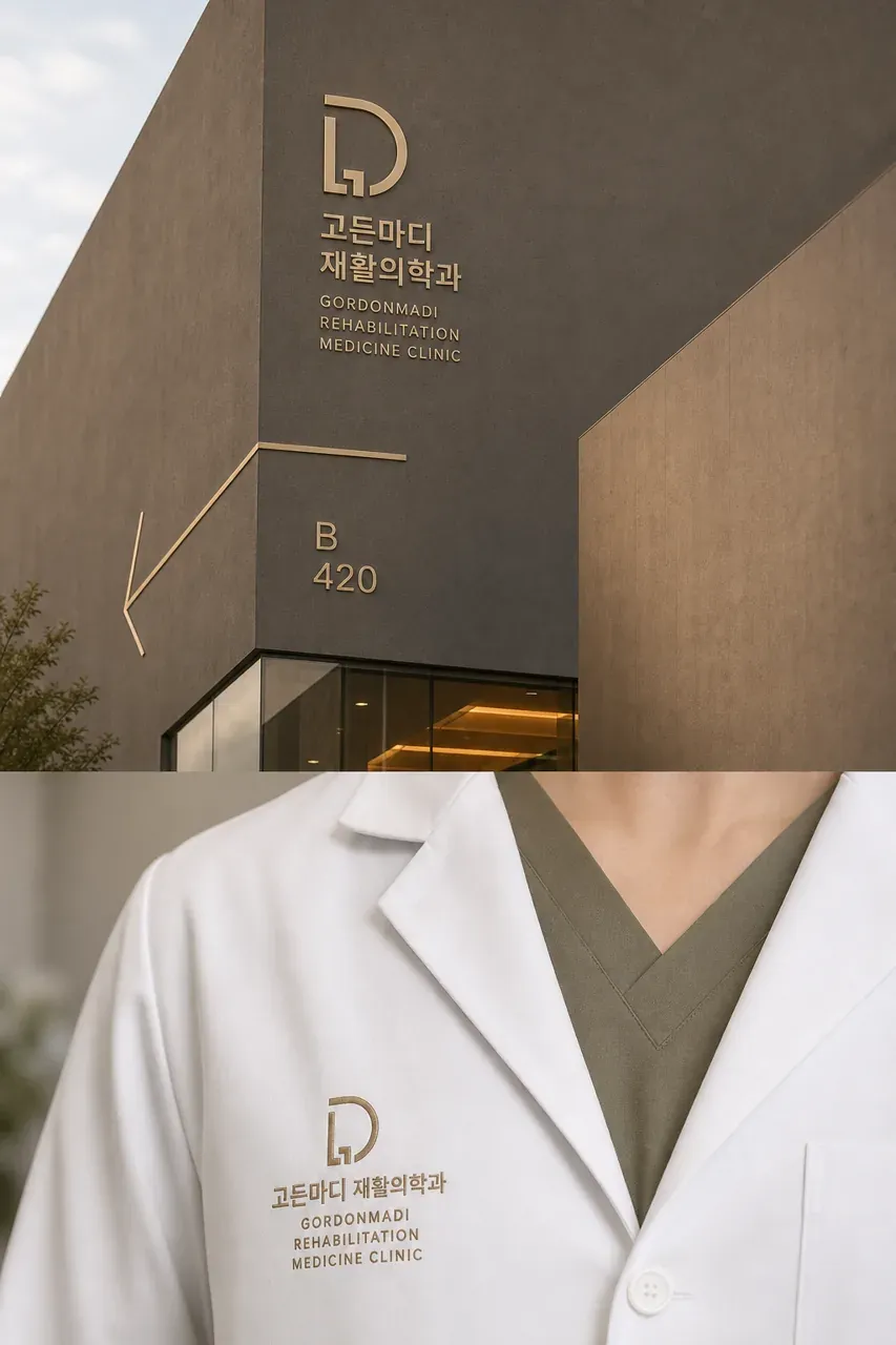 병원·의원 로고 디자인 — 환자가 믿고 맡길 수 있는 든든한 회복의 파트너 병원 로고